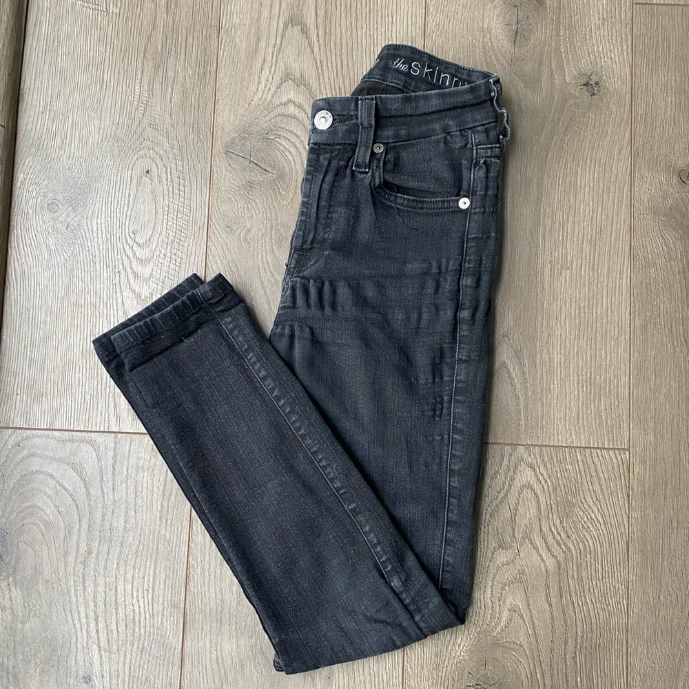 Washed black 7 for all mankind jeans